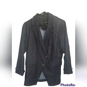 💥SOLD💥Black Denim Blazer